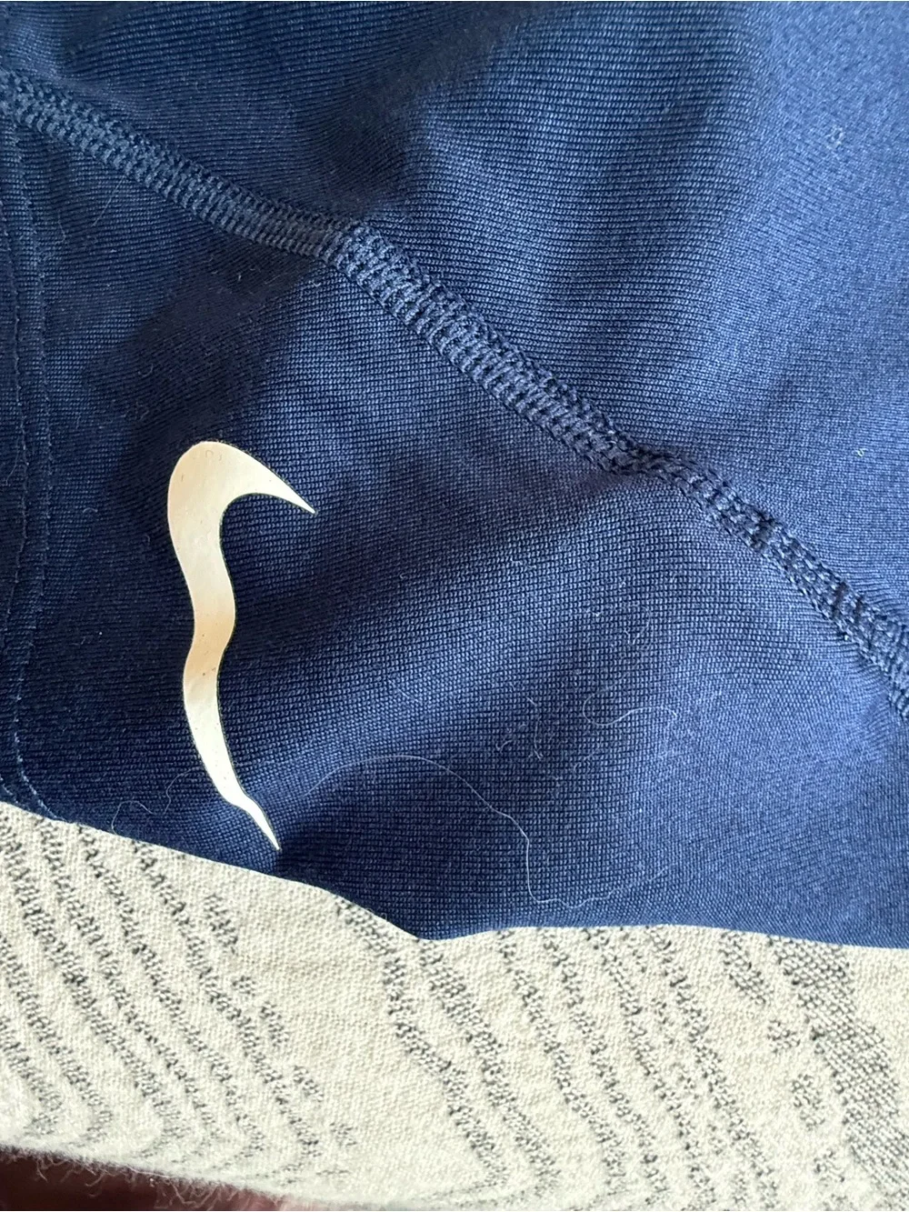 Nike Navy Tank Top with Pink Cross-Back Straps